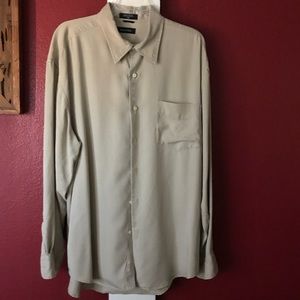 Men’s Beige Nautica long sleeve shirt Size XL